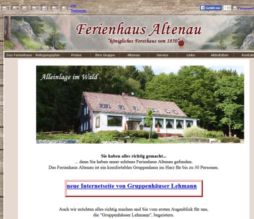 Ferienhaus Altenau Grupenhaus für 30 Personen Gruppenhäuser Lehmann Erfahrung Ferienhaus Altenau Grupenhaus für 30 Personen Gruppenhäuser Lehmann Öffnungszeit