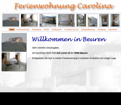 Ferienwohnung Carolina Erfahrung Ferienwohnung Carolina Öffnungszeit