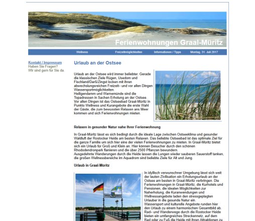 Ferienwohnung Graal Müritz Ferienwohnungen Graal Müritz an der Ostsee Erfahrung Ferienwohnung Graal Müritz Ferienwohnungen Graal Müritz an der Ostsee Öffnungszeit
