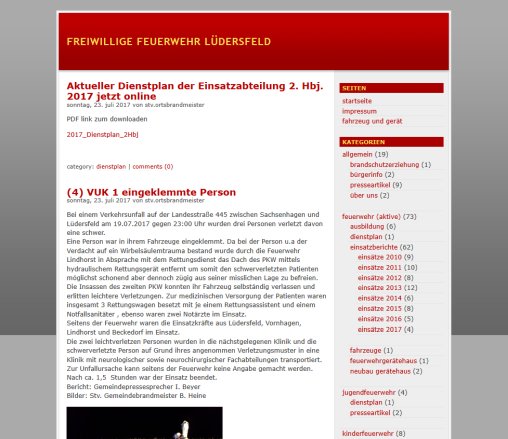 Freiwillige Feuerwehr Lüdersfeld | Informationen und Neuigkeiten rund um die Feuerwehr Lüdersfeld Erfahrung Freiwillige Feuerwehr Lüdersfeld | Informationen und Neuigkeiten rund um die Feuerwehr Lüdersfeld Öffnungszeit