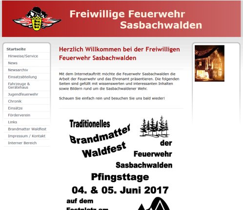 Feuerwehr Sasbachwalden   Feuerwehr Sasbachwalden  öffnungszeit