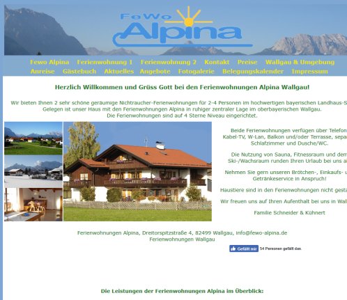 Ferienwohnungen Alpina   Hochwertige Ferienwohnungen für Ihren Urlaub   Ferienwohnung Wallgau  öffnungszeit