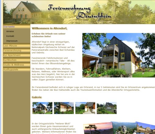 Herzlich Willkommen in der Ferienwohnung Deutschbein   Gemeinde Kirnitzschtal   OT Altendorf   www.fewo deutschbein.de  öffnungszeit