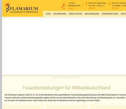 FLAMARIUM Feuerbestattungen für Mitteldeutschland: Home Flamarium Saalkreis GmbH Co. KG Erfahrung FLAMARIUM Feuerbestattungen für Mitteldeutschland: Home Flamarium Saalkreis GmbH Co. KG Öffnungszeit