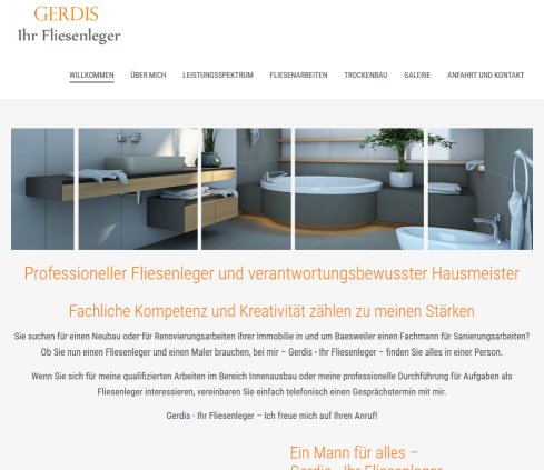 Aus Leidenschaft zum Handwerk ? Gerdis Ihr Fliesenleger in Baesweiler Erfahrung Aus Leidenschaft zum Handwerk ? Gerdis Ihr Fliesenleger in Baesweiler Öffnungszeit