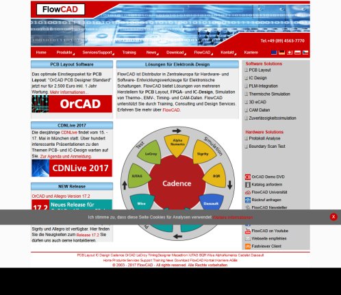 FlowCAD | EDA Software | PCB Layout | IC Design | Elektronik Erfahrung FlowCAD | EDA Software | PCB Layout | IC Design | Elektronik öffnungszeit