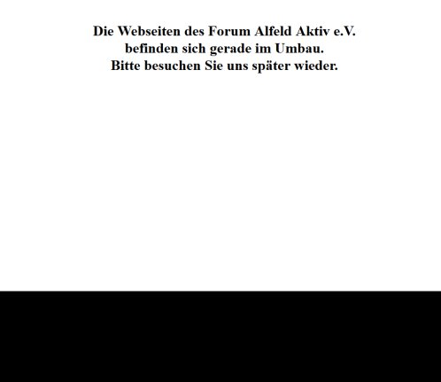 FAA   Veranstaltungen Forum Alfeld Aktiv e.V. öffnungszeit