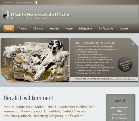 Mobile Hundeschule Müller   Die mobile Hundeschule  die zu Ihnen kommt.  öffnungszeit