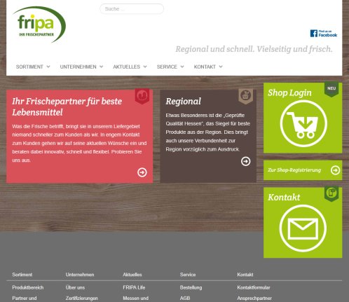 FRIPA | Regional und schnell. Vielseitig und frisch. FRIPA GmbH öffnungszeit