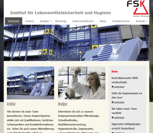 FSK Institut GmbH   Startseite  öffnungszeit