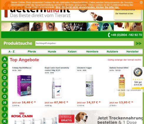 fuetternundfit das Beste direkt vom Tierarzt Erfahrung fuetternundfit das Beste direkt vom Tierarzt Öffnungszeit