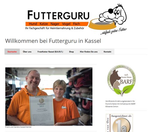 Hundefutter Kassel Katzenfutter Kassel BARF Ernährungsberatung & mehr FUTTERguru Hundefutter Katzenfutter Ihr Fachgeschäft für Heimtiernahrung & Zubehör Sandra Sossenheimer e.K. Erfahrung Hundefutter Kassel Katzenfutter Kassel BARF Ernährungsberatung & mehr FUTTERguru Hundefutter Katzenfutter Ihr Fachgeschäft für Heimtiernahrung & Zubehör Sandra Sossenheimer e.K. öffnungszeit