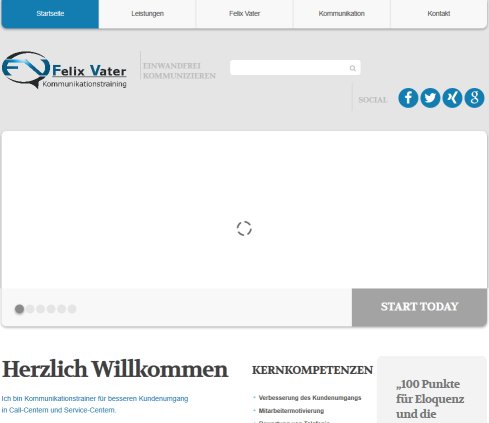 Felix Vater Kommunikationstraining öffnungszeit