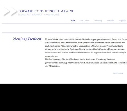 FORWARD CONSULTING TIM GREVE – Startseite  &ouml;ffnungszeit