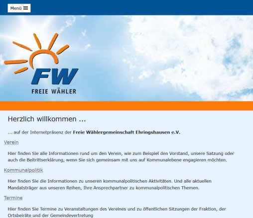 FWG Freie Wählergemeinschaft Ehringshausen e.V. Erfahrung FWG Freie Wählergemeinschaft Ehringshausen e.V. Öffnungszeit