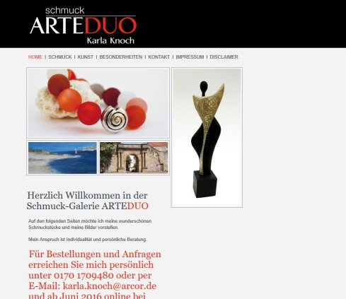 schmuckgalerie ARTE.DUO . Karla Knoch Erfahrung schmuckgalerie ARTE.DUO . Karla Knoch Öffnungszeit