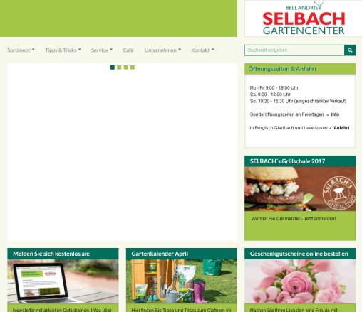 Gartencenter Selbach | Bergisch Gladbach  Leverkusen  Köln Gartencenter Selbach KG öffnungszeit