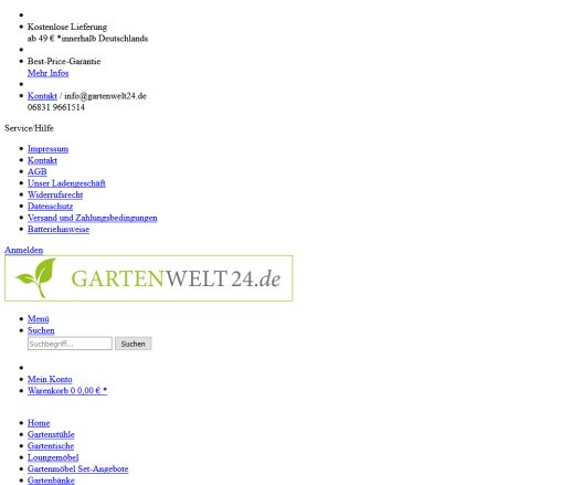 Gartenwelt Gartenwelt24.de Aqua Saar GmbH &ouml;ffnungszeit