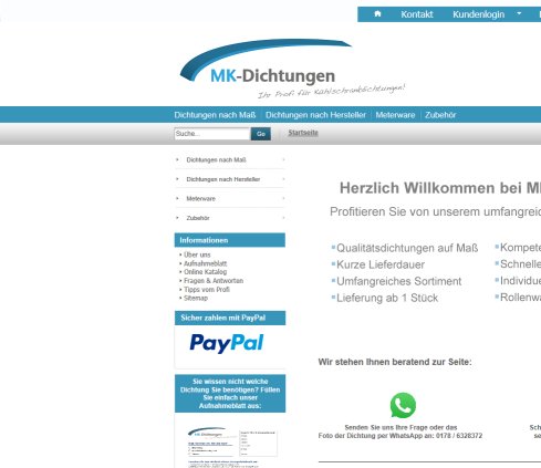 MK-Dichtungen! Ihr Profi für Kühlschrankdichtungen. Erfahrung MK-Dichtungen! Ihr Profi für Kühlschrankdichtungen. Öffnungszeit