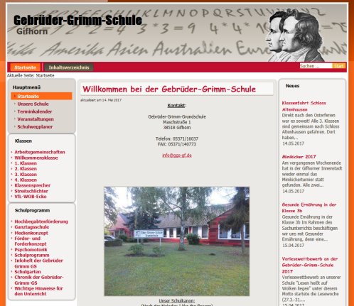 Gebrüder Grimm Schule Gifhorn  öffnungszeit