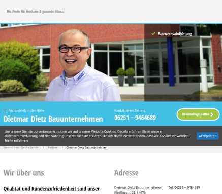 Dietmar Dietz Bauunternehmen Erfahrung Dietmar Dietz Bauunternehmen Öffnungszeit
