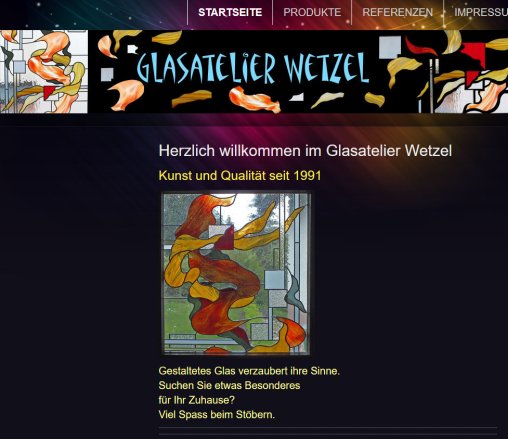 glasatelier wetzel.de glasatelier wetzel/produkte Erfahrung glasatelier wetzel.de glasatelier wetzel/produkte Öffnungszeit