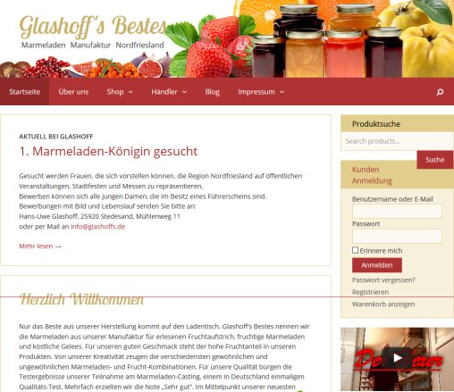 Marmeladen und Gelees Marmeladen Stedesand