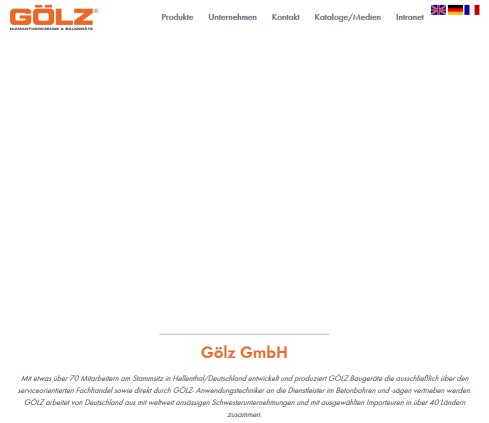 Gölz GmbH   Diamantwerkzeuge made in Germany | Startseite  öffnungszeit