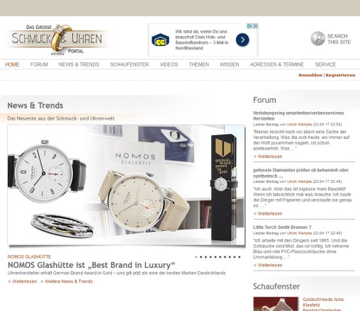 Schmuck Uhren Portal Goettgen | Das Schmuckportal Cristano Erfahrung Schmuck Uhren Portal Goettgen | Das Schmuckportal Cristano öffnungszeit