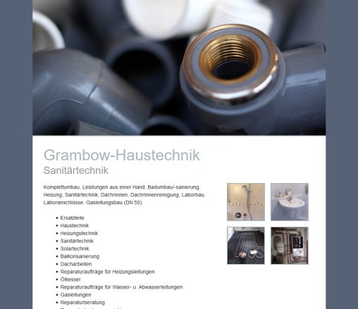 Grambow Haustechnik Sanitärtechnik Hamburg  öffnungszeit