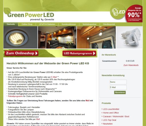 Green Power LED KG Green Power LED KG öffnungszeit