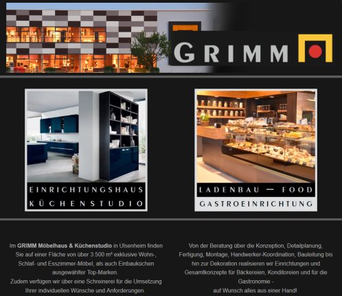  Grimm Möbelwerkstätten GmbH in Ulsenheim  öffnungszeit