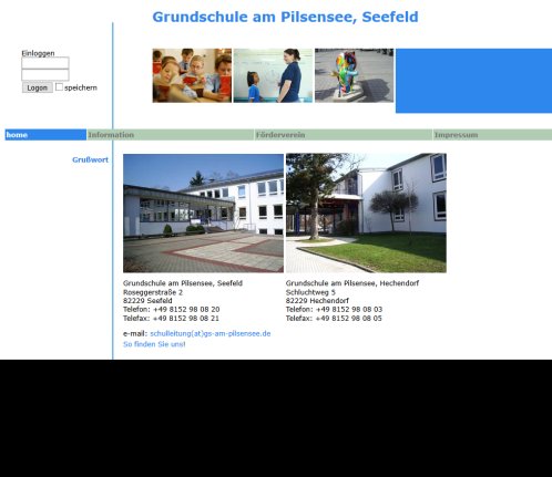 home : Grundschule am Pilsensee  öffnungszeit