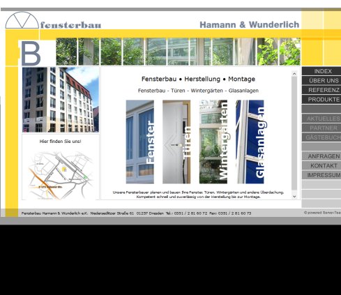 Fensterbau Hamann   Wunderlich in Dresden   öffnungszeit