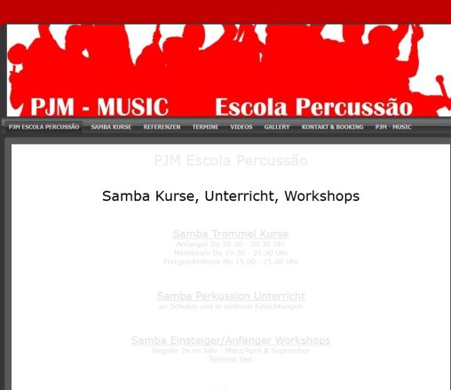Hamburg Samba PJM Escola Percussão Erfahrung Hamburg Samba PJM Escola Percussão Öffnungszeit