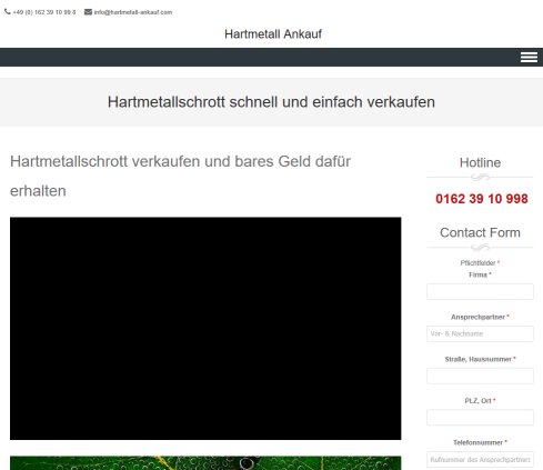 Harmetall verkaufen Erfahrung Harmetall verkaufen Öffnungszeit