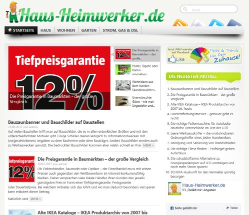 Haus Garten Ratgeber Tipps Anleitungen | Haus Heimwerker.de Erfahrung Haus Garten Ratgeber Tipps Anleitungen | Haus Heimwerker.de Öffnungszeit