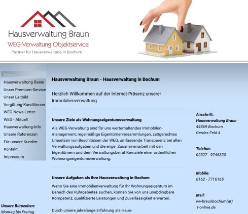 Braun Hausverwaltung Erfahrung Braun Hausverwaltung Öffnungszeit