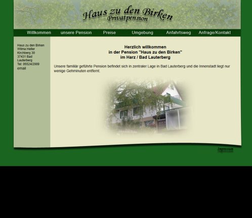 Haus zu den Birken  öffnungszeit