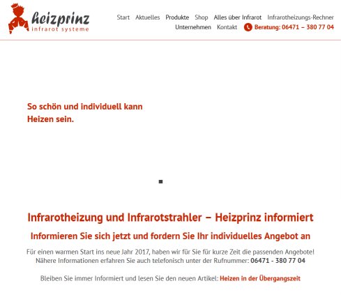 Heizprinz Infrarotheizungen Erfahrung Heizprinz Infrarotheizungen Öffnungszeit
