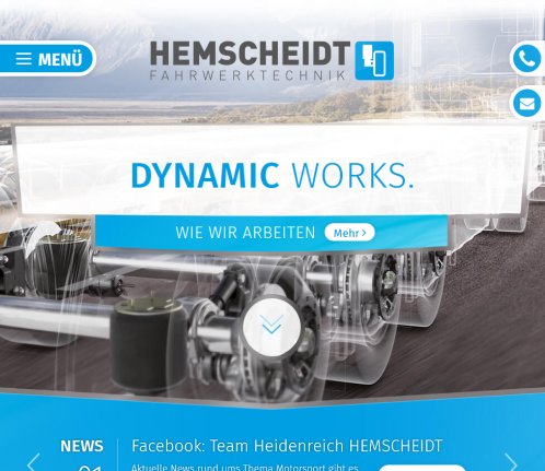 Stoßdämpfer  hydropneumatische Fahrwerksysteme  Drehgelenk für Nutzfahrzeuge | HEMSCHEIDT Fahrwerktechnik | www.hemscheidt.de Hemscheidt Fahrwerktechnik GmbH & Co. KG öffnungszeit