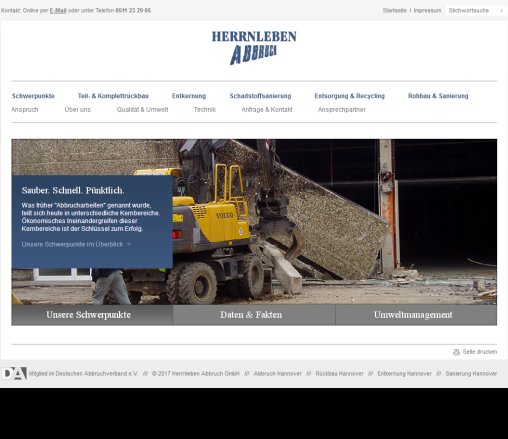 Maschineller Rückbau / Manueller Rückbau / Entsorgungslogistik / Schadstoffentsorgung Startseite Herrnleben Abbruch GmbH Erfahrung Maschineller Rückbau / Manueller Rückbau / Entsorgungslogistik / Schadstoffentsorgung Startseite Herrnleben Abbruch GmbH Öffnungszeit