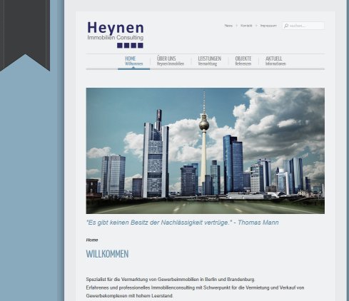 Heynen Immobilien Consulting   Ihr Immobilien Consulting f&uuml;r B&uuml;rokomplexe und Gewerbe  &ouml;ffnungszeit