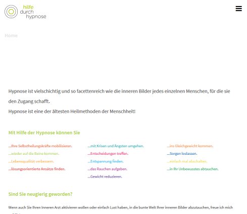 HilfedurchHypnose.Berlin Katrin Bätz Erfahrung HilfedurchHypnose.Berlin Katrin Bätz Öffnungszeit