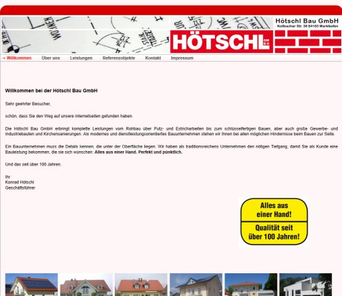 Willkommen   Hötschl Bau GmbH Hötschl Bau GmbH öffnungszeit