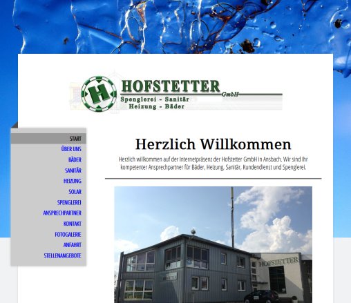 Hofstetter Ansbach Wir bieten Bäder Heizung Sanitär und Spenglerei. Hofstetter GmbH Erfahrung Hofstetter Ansbach Wir bieten Bäder Heizung Sanitär und Spenglerei. Hofstetter GmbH Öffnungszeit