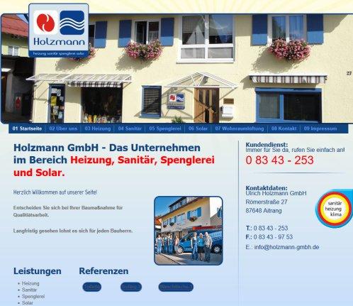 Holzmann GmbH Heizung Sanitär Spenglerei Solar in Aitrang bei Kaufbeuren/Marktoberdorf Ulrich Holzmann GmbH Erfahrung Holzmann GmbH Heizung Sanitär Spenglerei Solar in Aitrang bei Kaufbeuren/Marktoberdorf Ulrich Holzmann GmbH Öffnungszeit