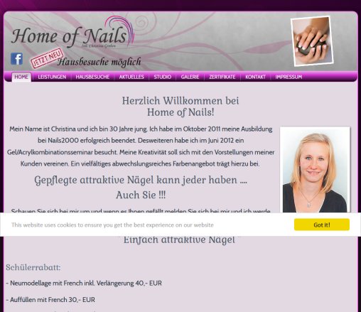 Home of Nails Christina Groben Home Erfahrung Home of Nails Christina Groben Home Öffnungszeit