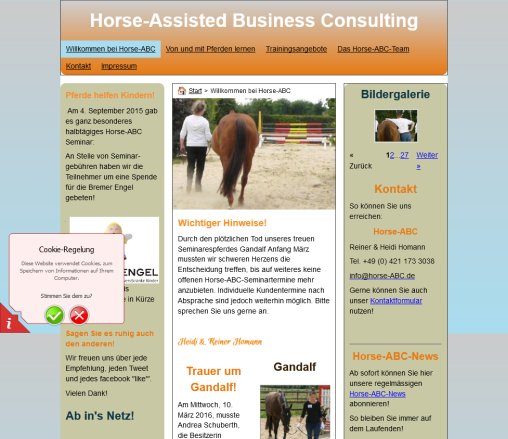 Willkommen bei Horse ABC   Horse ABC   von und mit Pferden lernen  öffnungszeit