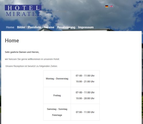 MIRATEL Mitterteich   Home MIRATEL Mitterteich GmbH & Co KG &ouml;ffnungszeit